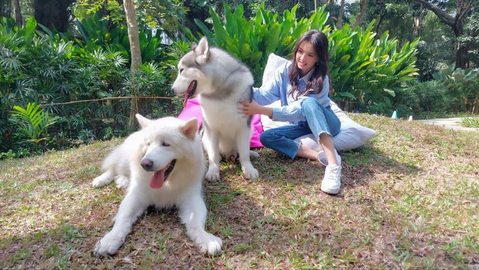 Raline Shah saat ditemui di Savyavasa kawasan Prapanca, Jakarta Selatan pada Minggu (13/8/2023).