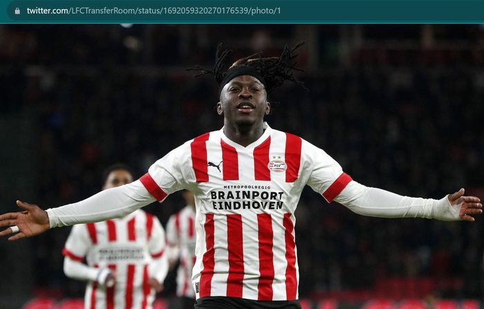 Winger PSV, Johan Bakayoko, dikabarkan masuk dalam daftar buruan Liverpool.