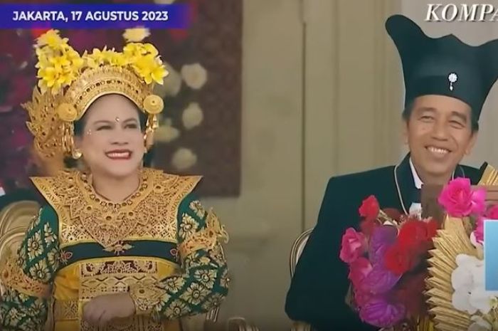Iriana Jokowi dan Presiden Jokowi