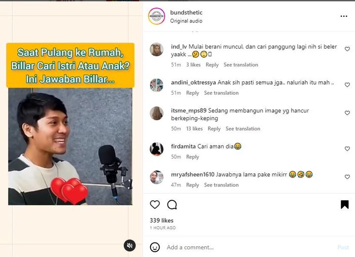 Ngaku Pilih Cari Istri Dulu Saat Pulang ke Rumah, Jawab Rizky Billar Panen Nyinyiran Netizen: Apa Iya?