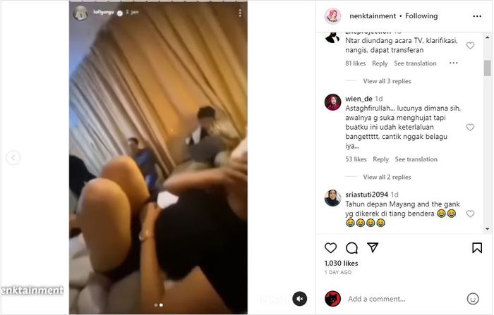 ASTAGHFIRULLAH, Mayang Tega Ketawain Upacara Kemerdekaan RI ke 78 di Istana Negara, Netizen: Ntar Nangis Terus Dapet Transferan