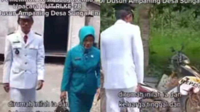 Kades Sungai Enau viral di media sosial lantaran kesederhanaanya 