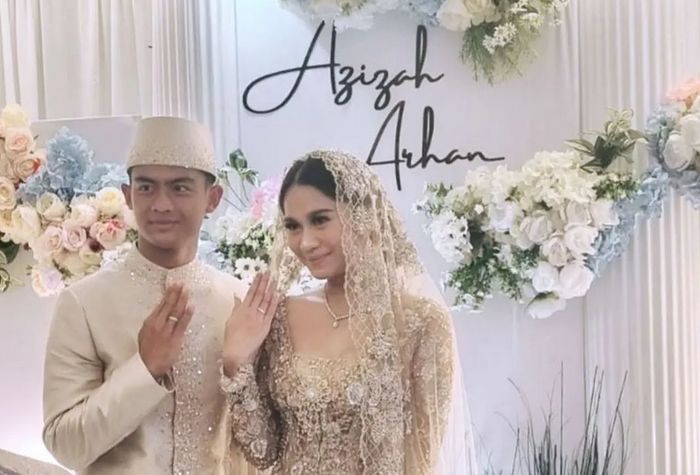 Pernikahan Pratama Arhan dan Azizah Salsha di Tokyo, Jepang, hari Minggu (20/8/23).