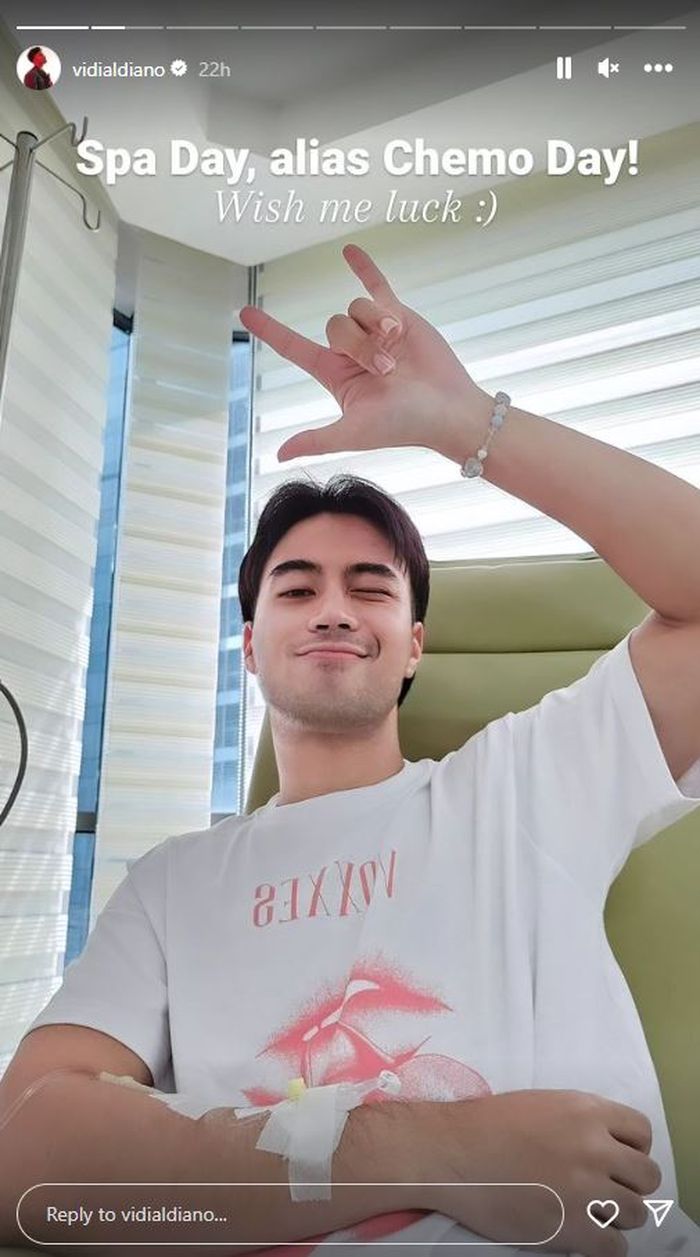 Vidi Aldiano bagikan momen saat kembali jalani kemoterapi