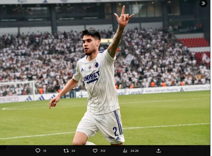 FC Copenhagen menang atas Rakow Czestochowa pada leg pertama play-off Liga Champions 2023-2024 yang diwarnai penampilan apik pemain keturunan Indonesia, Kevin Diks.