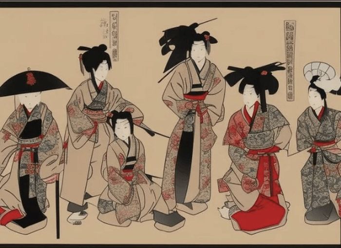 Para istri samurai Kekaisaran Jepang juga mengikuti seppuku atau ritual bunuh diri ketika suaminya melakukan hal tersebut.