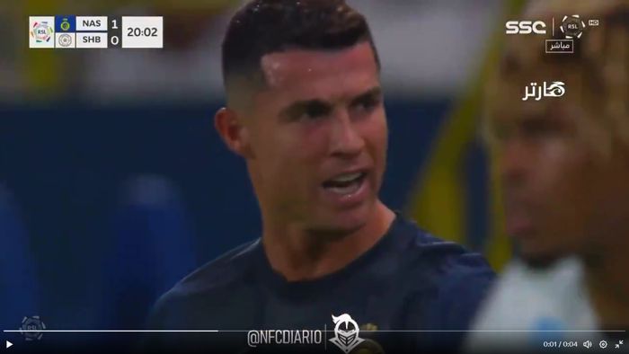 Megabintang Al Nassr, Cristiano Ronaldo, merasa terzalimi karena golnya ke gawang Al Shabab dianulir oleh wasit Liga Arab Saudi.