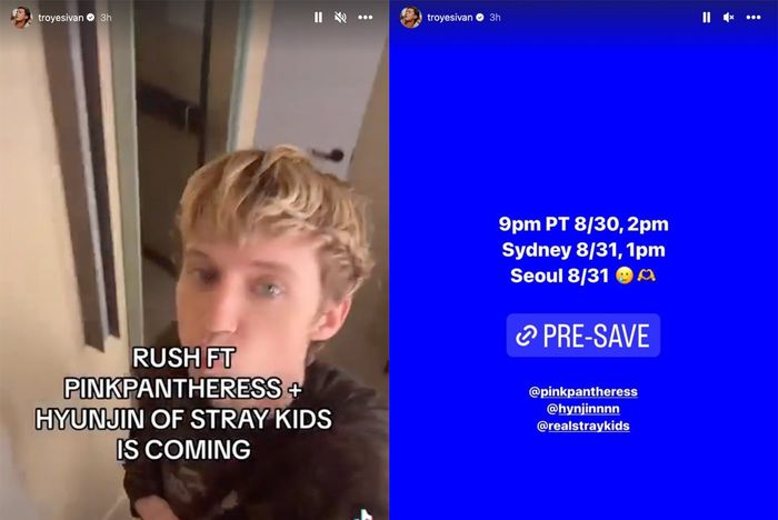 Habis Kepo Terbitalah Collab, Troye Sivan Gandengan Hyunjin SKZ dan PinkPantheress di 'Rush' Remix