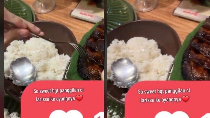 Larissa Chou makan bareng calon suami