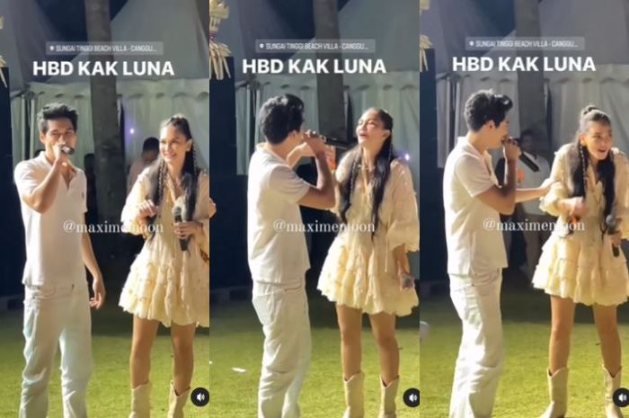 Luna Maya dan Maxime Bouttier