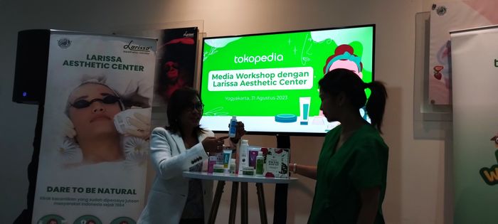 Larissa Aesthetic Center jadi salah satu produk terlaris di Tokopedia