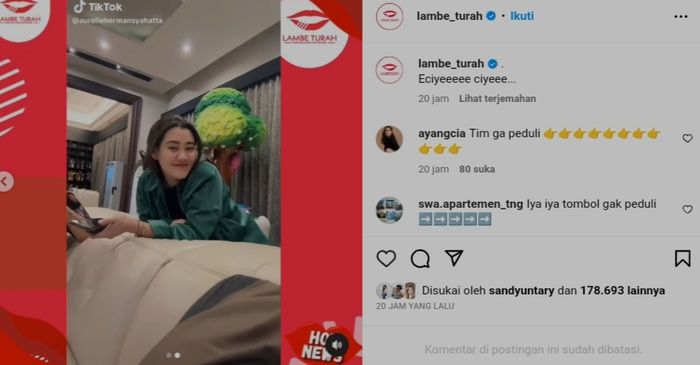 Aurel Hermansyah dukung hubungan Aaliyah Massaid dan Thariq Halilintar?