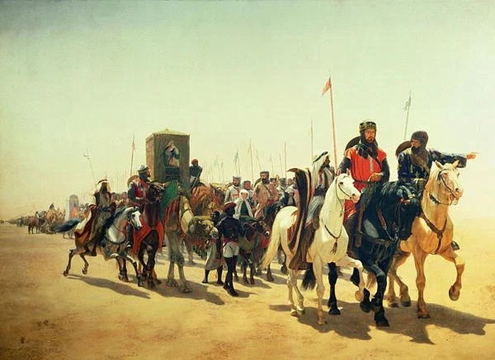 Lukisan abad ke-19 M yang menggambarkan Richard the Lionheart memimpin barisan tentara Salib ke Yerusalem. Ia terlibat penuh dalam sejarah Perang Salib ketiga.