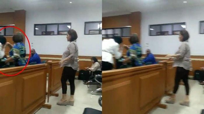 Inara Rusli langsung menghampiri dan mencium tangan Eva Manurung. 