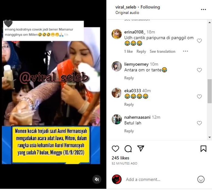 Kocak Abis, Aurel Hermansyah Keceplosan Panggil Millen Cyrus 'Om' Padahal Udah Dandan Ala Cewek Cetar