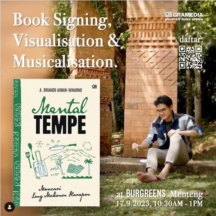 Menjelajahi Misi Mencari Sang Makanan Harapan bersama Penulis Buku Mental Tempe