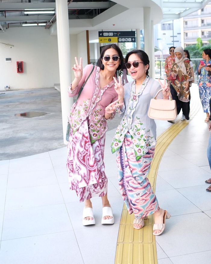 Caca Tengker bersama selebgram Audrey Teguh.