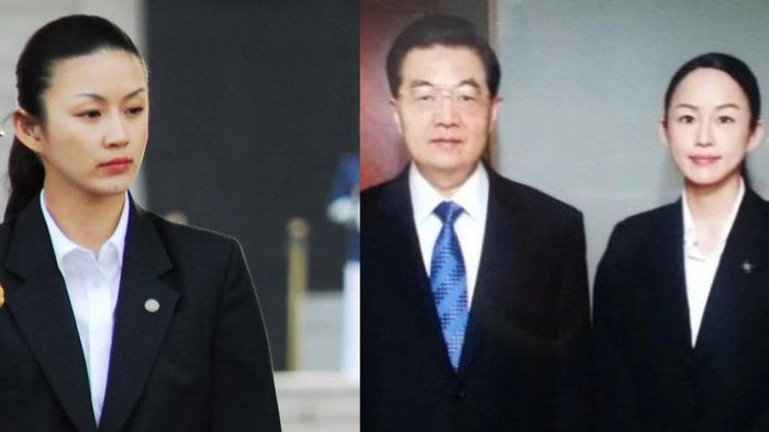 Lee Su Ryeon saat bertugas sebagai Paspampres 