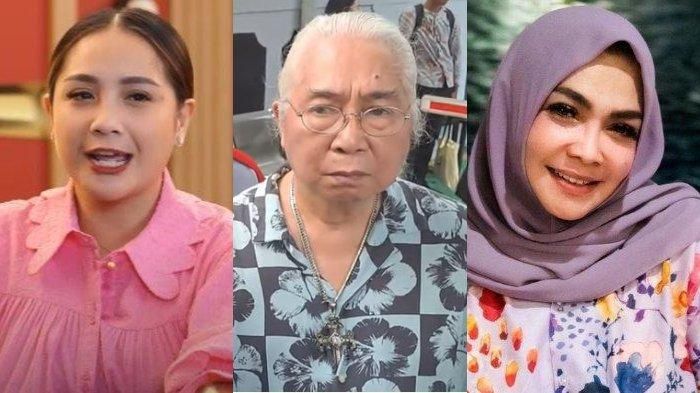 Gideon Tengker (tengah) merasa kecewa saat Nagita Slavina (kiri) tak mau ikut campur soal perseteruan dengan Rieta Amilia (kanan).