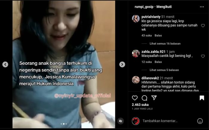 Dihukum 20 Tahun Penjara Gegara Kasus Kopi Sianida, Jessica Kumala Wongso Lakukan Hal Ini Saat Berada di Jeruji Besi