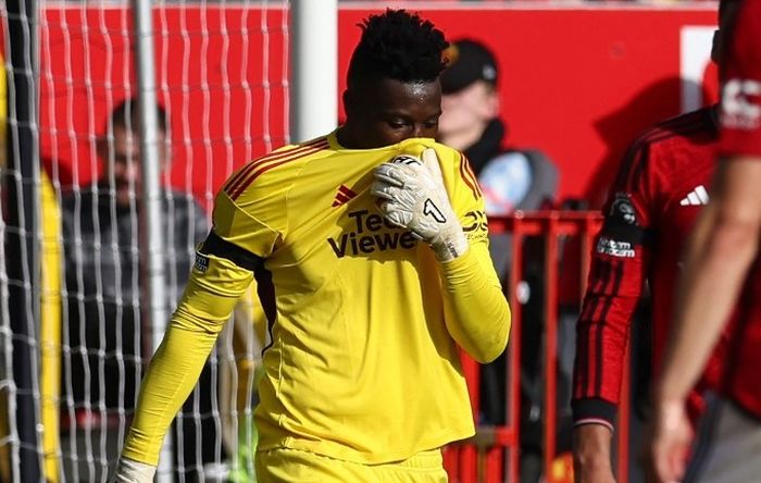 Andre Onana kebobolan lagi saat Manchester United jumpa Brentford pada lanjutan Liga Inggris 2023-2024.