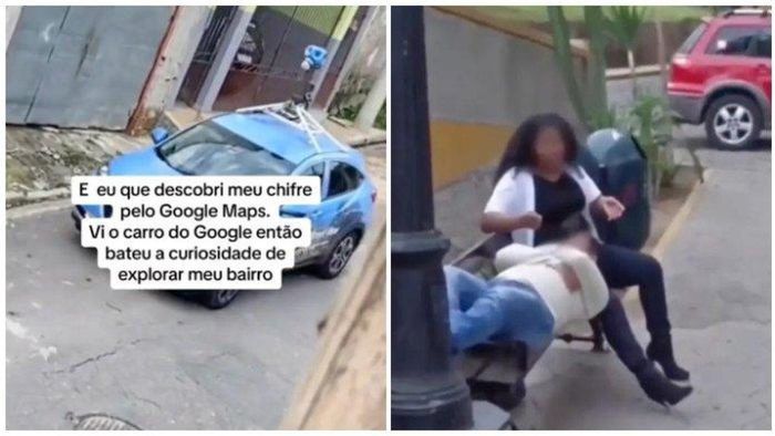 ILUSTRASI gegara fitur Google Street View, wanita pergoki pacarnya selingkuh di tepi jalan bersama temannya sendiri.
