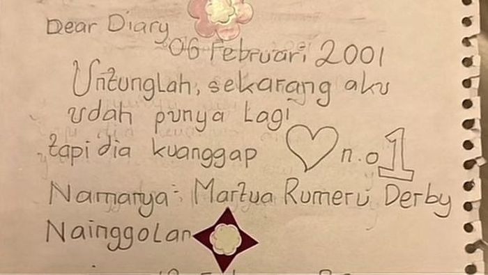 Diary yang ditulis Sherina