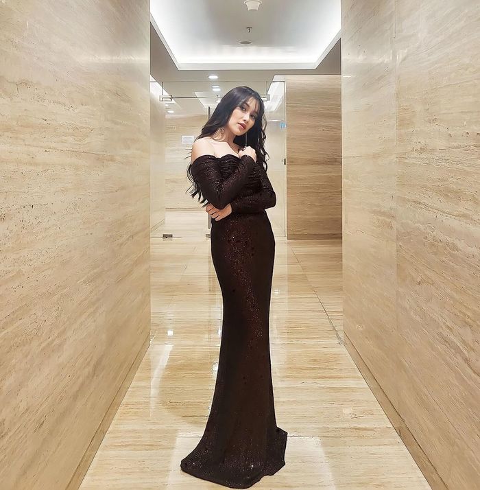 Penampilan Ayu Ting Ting di acara KDI 2023.