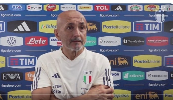 Pelatih Timnas Italia, Luciano Spalletti.