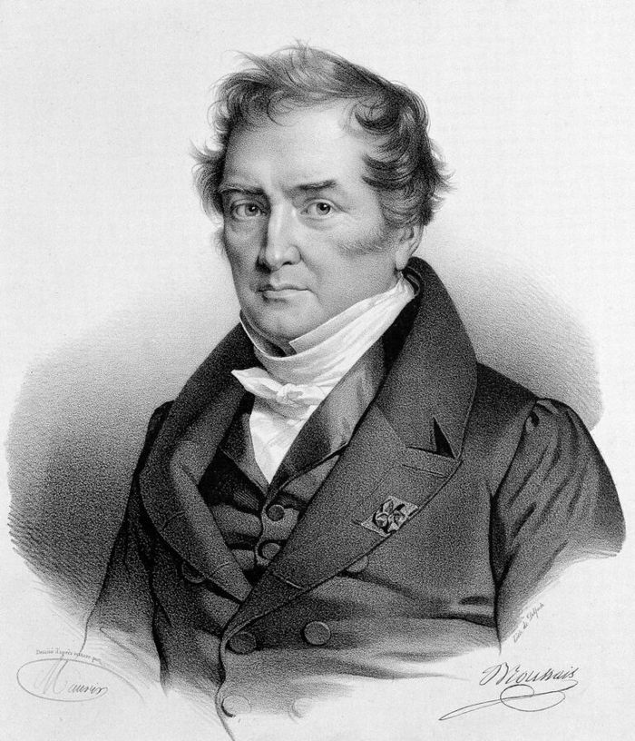 Potret (sekitar tahun 1817) dari dokter Prancis François-Joseph-Victor Broussais, oleh litografer Nicolas-Eustache Maurin.