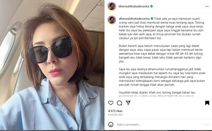 Dhena Devanka Dituding Pacari Suami Orang, Eks Jonathan Frizzy Bantah Fitnah dan Curhat Nelangsa: Luka Batin...