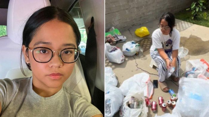 Cinta Kuya jadi pemulung di Amerika Serikat. 