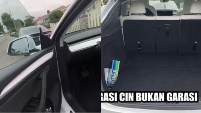 Dari hasil kerja jadi waitress hingga jual botol bekas tersebut, putri Uya Kuya ini berhasil membeli mobil Tesla yang ia impikan. 