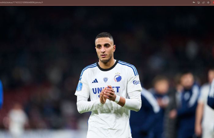 Penyerang FC Copenhagen, Elias Achouri.