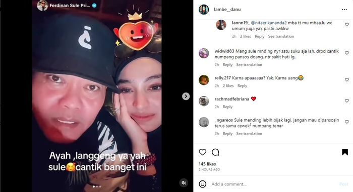 Move On dari Nathalie Holscher? Sule Pamer Momen Bareng Wanita Muda Berhijab Ini dan Minta Didoakan