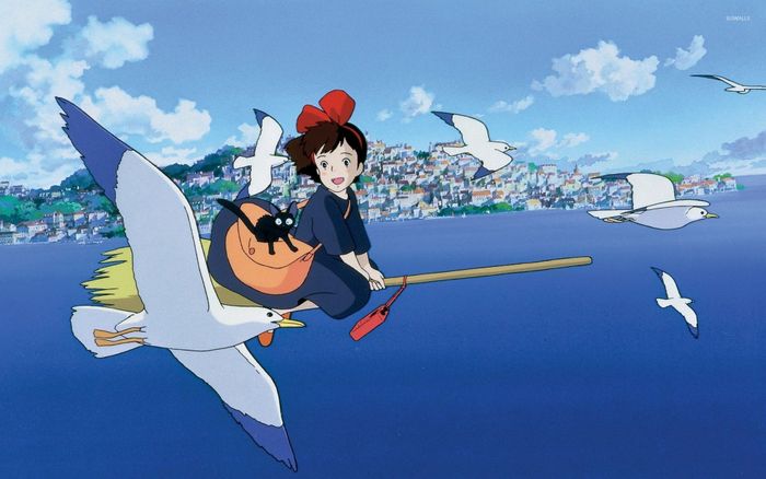 Tokoh anime dalam film Kiki's Delivery Service yang menjadi inspirasi gaya Luna Maya.