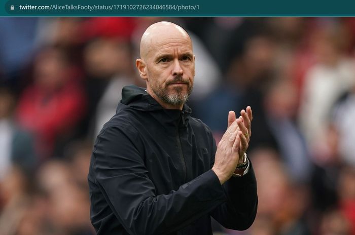 Pelatih Man United, Erik ten Hag, kabarnya masuk bursa calon pelatih Bayern Muenchen.