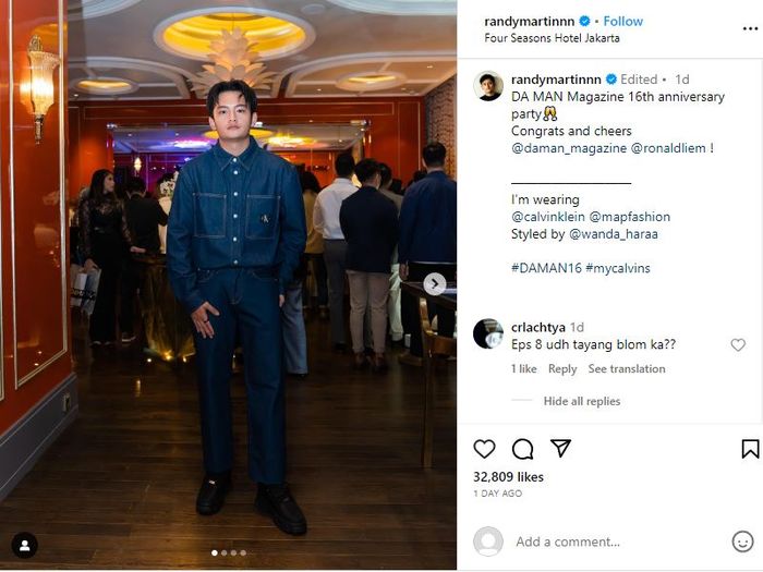 Postingan Randy Martin