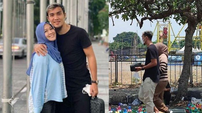 Okie Agustina, Gunawan Dwi Cahyo, kanan (foto Gunawan dan wanita yang diduga selingkuhannya)