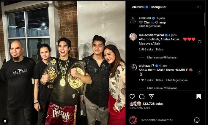 El Rumi Menang Adu Tinju Lawan Jefri Nichol, Lapak Anak Ahmad Dhani Kena Serang Haters Dituding Bayar Wasit!