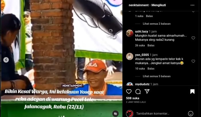 Bak Tak Punya Penyesalan, Yosef Nyengir dan Lambaikan Tangan Saat Rekonstruksi Pembunuhan Ibu dan Anak di Subang
