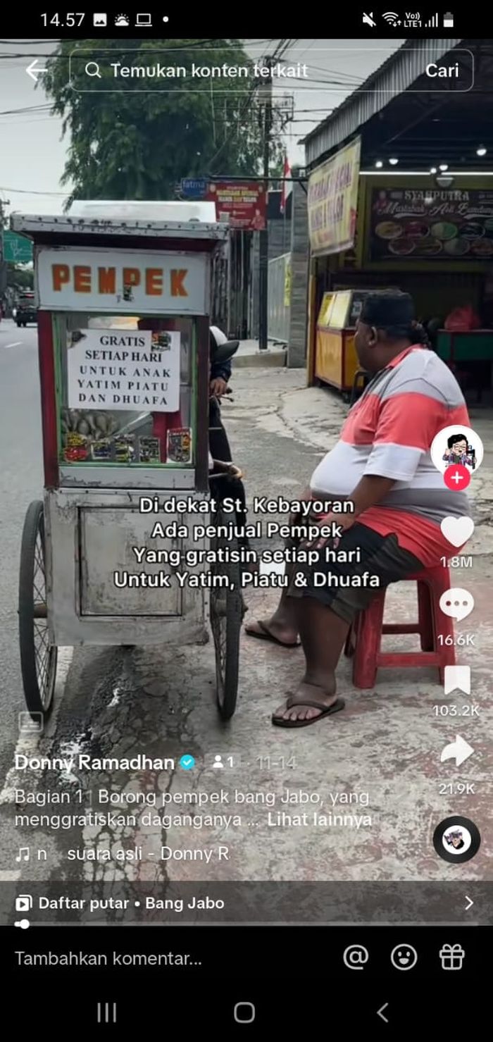 (Postingan TikTok @donnyrapu)