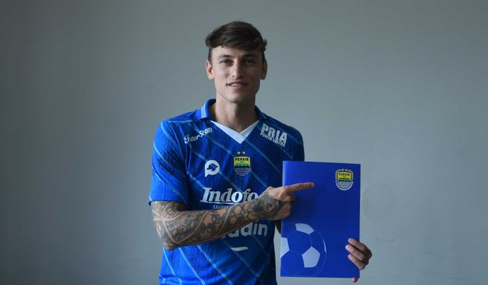 Pemain anyar Persib Bandung sekaligus jebolan Juventus Stefano Beltrame.