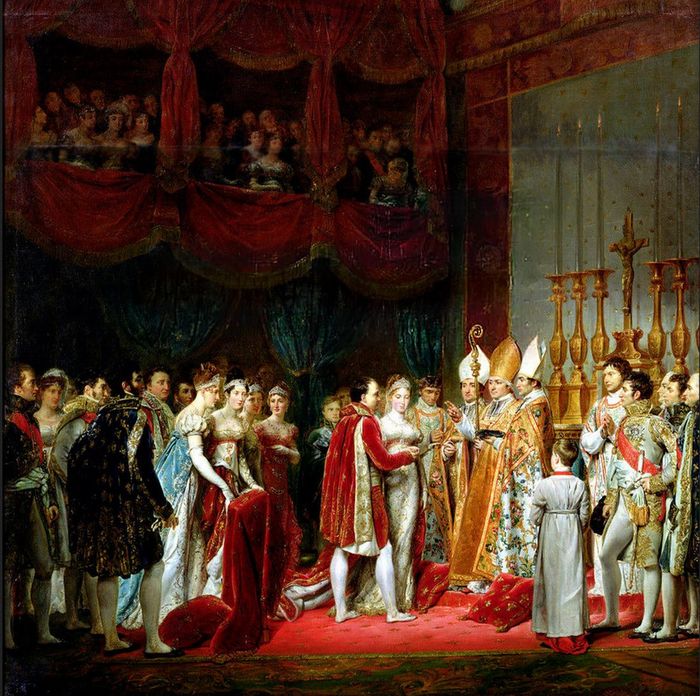 Pernikahan Napoleon I dan Marie Louise.