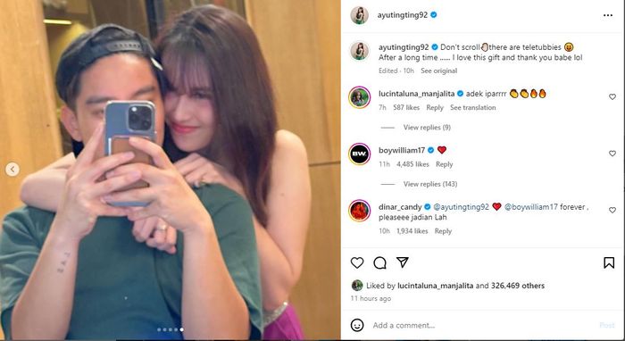 Postingan Ayu Ting Ting 