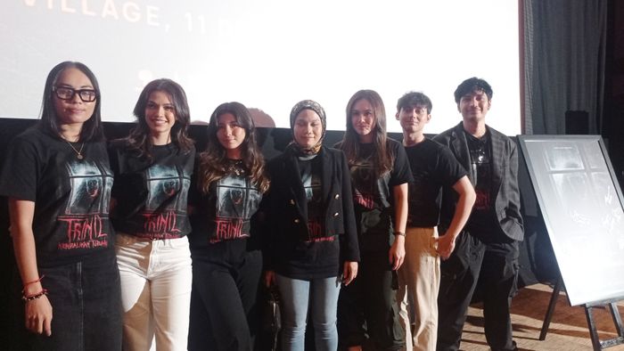 Wulan Guritno ditemui di XXI Kemang Village, Kemang, Jakarta Selatan, Senin (11/12/2023).