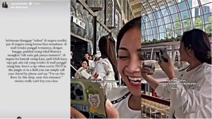 Unggahan Sarah Sechan dan potongan gambar Nagita Slavina