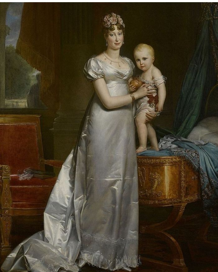 Ibu dari sang bayi, istri kedua Napoleon, adalah Marie-Louise dari Austria. Marie-Louise memenuhi keinginan Napoleon Bonaparte untuk mendapatkan ahli waris. 