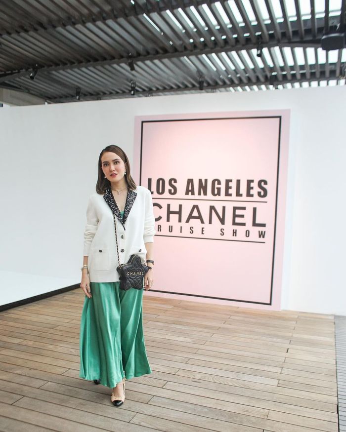 Shandy Aulia di acara brand mewah, Chanel.