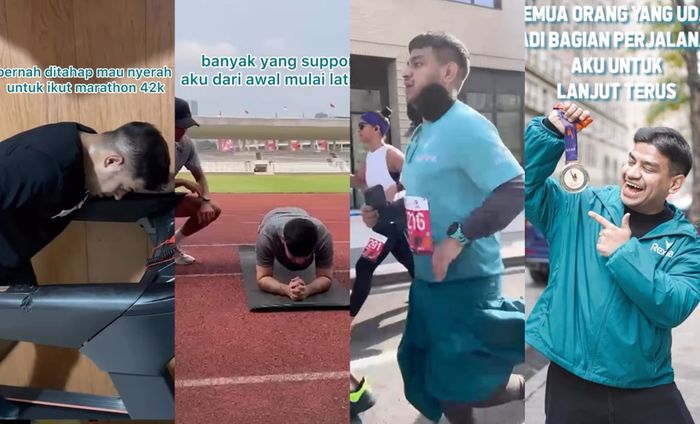 Perjuangan Fadil Jaidi saat akan mengikuti Marathon